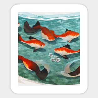 The Art of Koi Fish: A Visual Feast for Your Eyes 13 Sticker